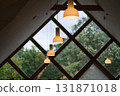Stylish lighting inside the store 131871018