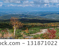 Autumn view of Biei Town seen from Bogakudai Observatory on Mount Tokachi (Hokkaido) 131871022