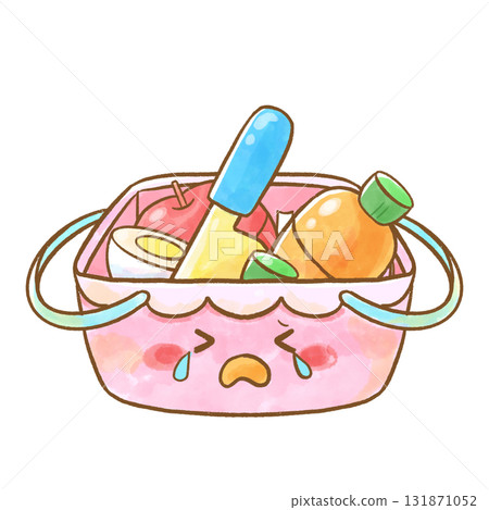 Crying pretend play set/Watercolor character illustration (tidying up/rules) Crying pretend play set/Watercolor character illustration (tidying up/rules) 131871052