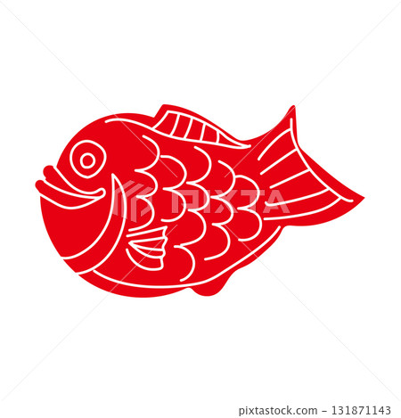 手繪海鯛插圖 手繪海鯛插圖 131871143