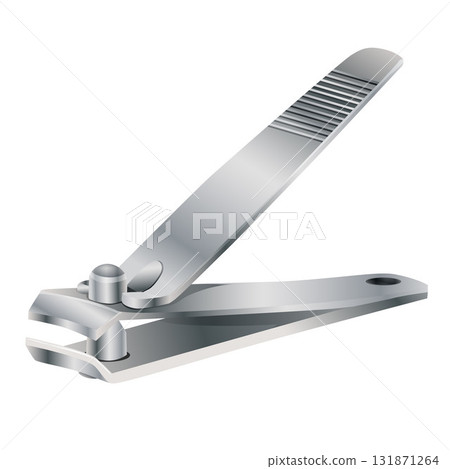 nail clipper fingernail tool realistic style nail clipper fingernail tool realistic style 131871264