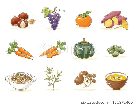 秋天的插圖 131871400