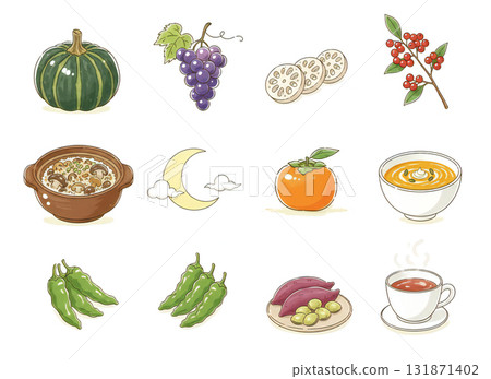 秋天的插圖 秋天的插圖 131871402