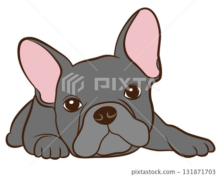 法國鬥牛犬 03（Prindle）躺著 131871703