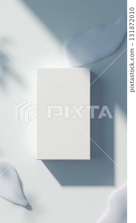 white paper with white banner 131872010