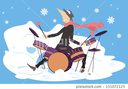 drum, vector, musician 131872125