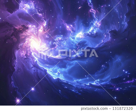 夢幻般的深空設計，閃耀的星星 131872320