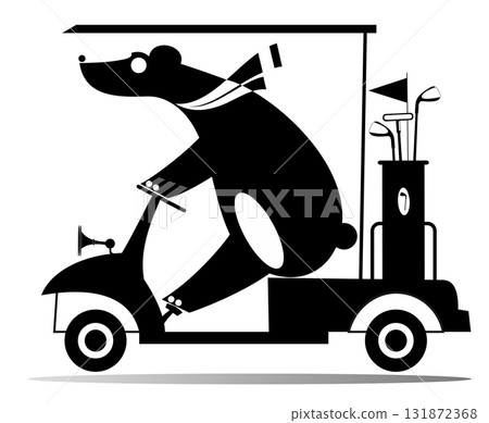 golf, golfer, car 131872368