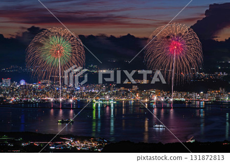 Kagoshima Kinko Bay Summer Night Fireworks Festival "Opening" 131872813