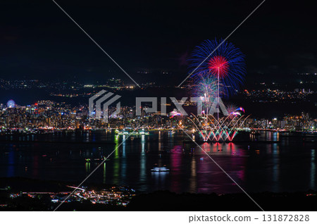 Kagoshima Kinko Bay Summer Night Fireworks Festival "Musical Fireworks" 131872828