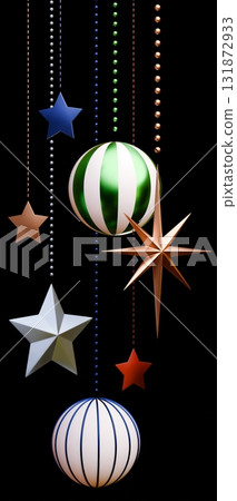 3D material_Christmas ornaments 3D material_Christmas ornaments 131872933