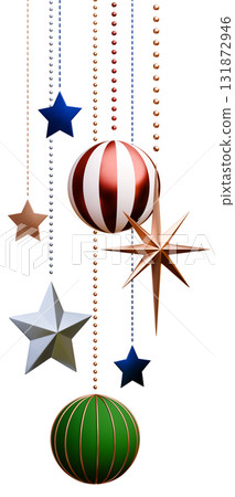 3D material_Christmas ornaments 3D material_Christmas ornaments 131872946