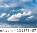 Soft cloudy blue-gray background 131873467