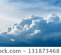 Soft cloudy blue-gray background 131873468