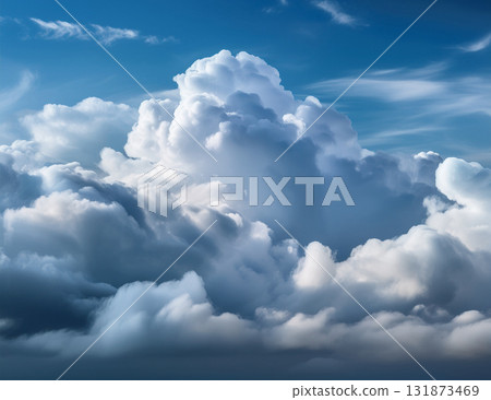 Soft cloudy blue-gray background Soft cloudy blue-gray background 131873469