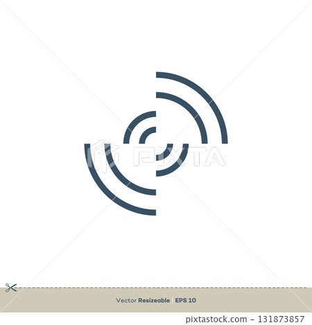Signal Sign Vector Icon Logo Template Illustration Design. Vector EPS 10. Signal Sign Vector Icon Logo Template Illustration Design. Vector EPS 10. 131873857