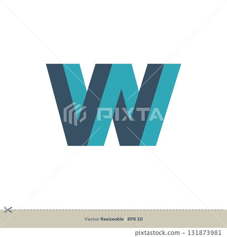 Letter W Logo Template Illustration Design. Vector EPS 10. Letter W Logo Template Illustration Design. Vector EPS 10. 131873981
