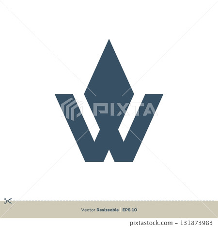 Letter W Logo Template Illustration Design. Vector EPS 10. Letter W Logo Template Illustration Design. Vector EPS 10. 131873983