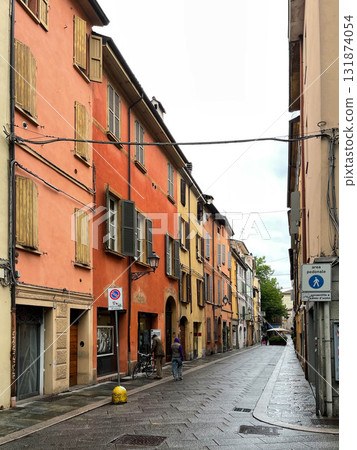 Street view of Italian town at Reggio Emilia Street view of Italian town at Reggio Emilia 131874054