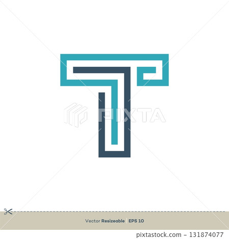 Letter T Logo Template Illustration Design. Vector EPS 10. Letter T Logo Template Illustration Design. Vector EPS 10. 131874077