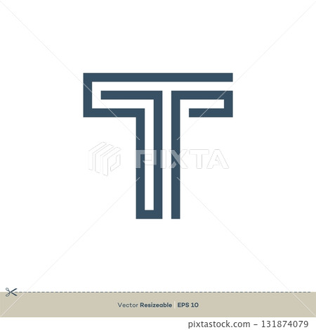 Letter T Logo Template Illustration Design. Vector EPS 10. Letter T Logo Template Illustration Design. Vector EPS 10. 131874079