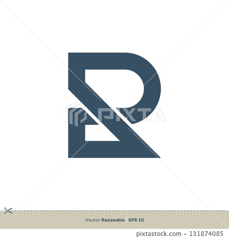 R Letter vector Logo Template Illustration Design. Vector EPS 10. 131874085