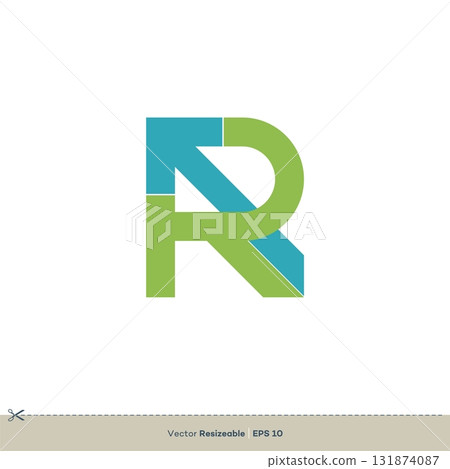 R Letter vector Logo Template Illustration Design. Vector EPS 10. 131874087