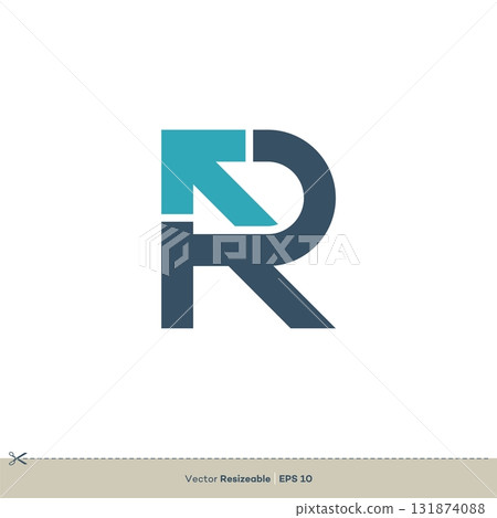 R Letter vector Logo Template Illustration Design. Vector EPS 10. 131874088