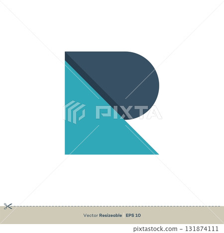 R Letter vector Logo Template Illustration Design. Vector EPS 10. 131874111