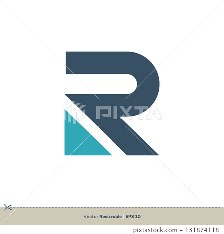 R Letter vector Logo Template Illustration Design. Vector EPS 10. 131874118