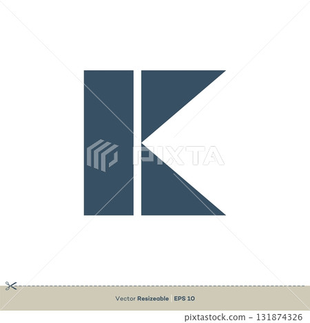 Letter K vector Logo Template Illustration Design. Vector EPS 10. 131874326