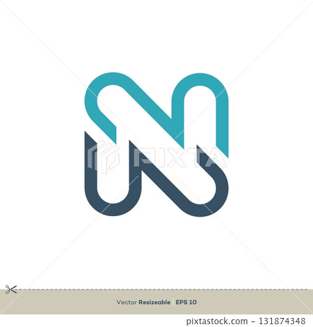 Letter N vector Logo Template Illustration Design. Vector EPS 10. 131874348