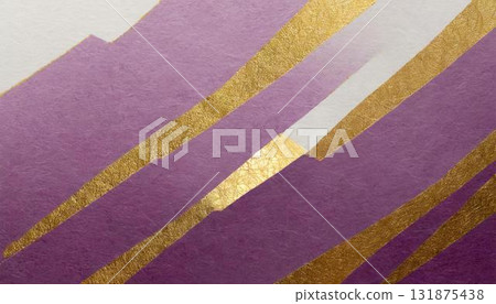 紫色和金色的優雅抽象畫 131875438