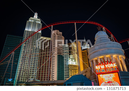 Night view of Las Vegas, Nevada, USA Night view of Las Vegas, Nevada, USA 131875713