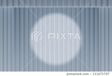 背景材料_窗簾和聚光燈_白色 背景材料_窗簾和聚光燈_白色 131875797