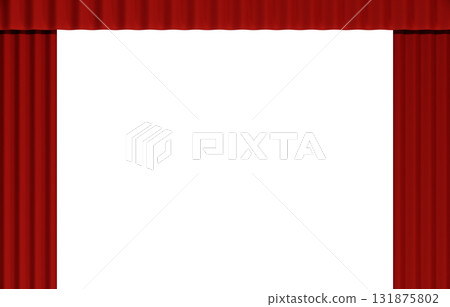 Background material_curtain_red Background material_curtain_red 131875802