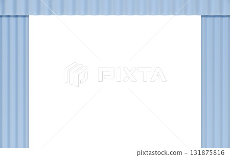 Background material_curtain_light blue Background material_curtain_light blue 131875816