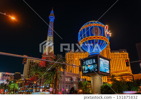 Night view of Las Vegas, Nevada, USA Night view of Las Vegas, Nevada, USA 131875832
