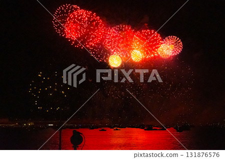 Hiroshima Minato Yume Fireworks Festival 131876576
