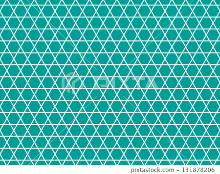 Blue-green hexagonal basket weave background Blue-green hexagonal basket weave background 131878206