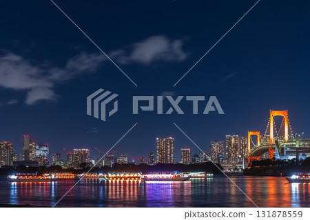 台場彩虹橋的夏季特別彩燈 台場彩虹橋的夏季特別彩燈 131878559