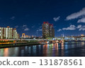 東京台場的夏日夜景 131878561