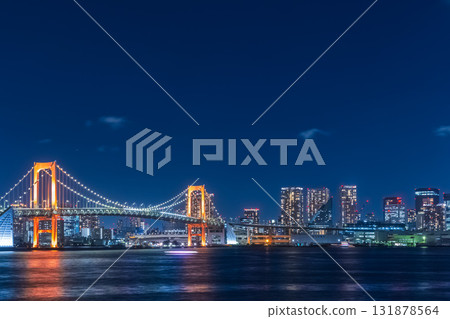 台場彩虹橋的夏季特別彩燈 台場彩虹橋的夏季特別彩燈 131878564