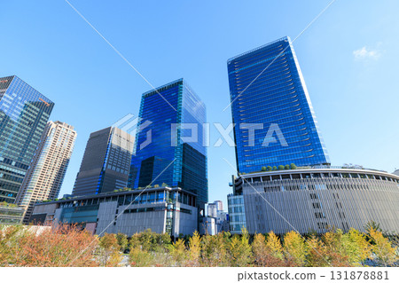 Autumn buildings in Umeda, Osaka (Kita-ku, Osaka City, Osaka Prefecture) 131878881
