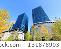 Autumn buildings in Umeda, Osaka (Kita-ku, Osaka City, Osaka Prefecture) 131878903