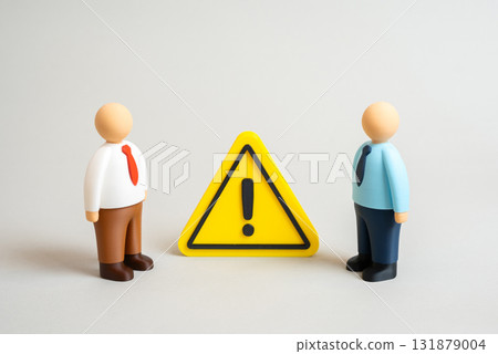 A conflict between businessmen. Disagreements and conflicts of interest. Difficulties with concluding a contract. Trial. Business confrontation, negotiation failure, and legal dispute resolution 131879004