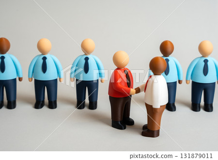 Express appreciation to a top employee. Promotion. Delegation of new responsibilities and assignment to a new position. Career growth, motivation, reward, and staff recognition 131879011