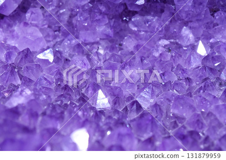 Amethyst - mineral of quartz group. Stones and minerals, riches of Earth Amethyst - mineral of quartz group. Stones and minerals, riches of Earth 131879959