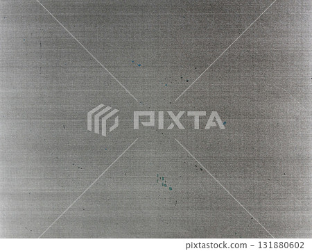 Brushed metal gray background with subtle blue specks for modern industrial design and photography 131880602
