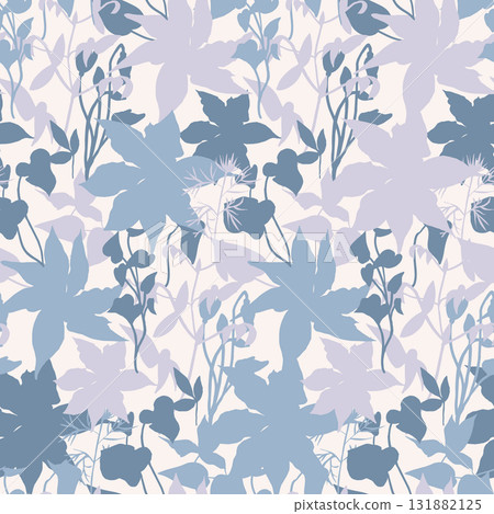 Seamless pattern with flowers for textiles and design 131882125